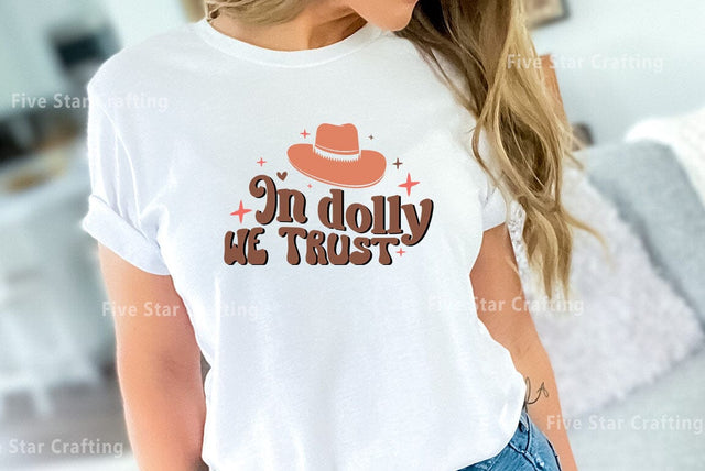 Western SVG Design, In dolly we trust SVG FiveStarCrafting 