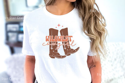 Western SVG Design, Wildwest cowgirl SVG FiveStarCrafting 