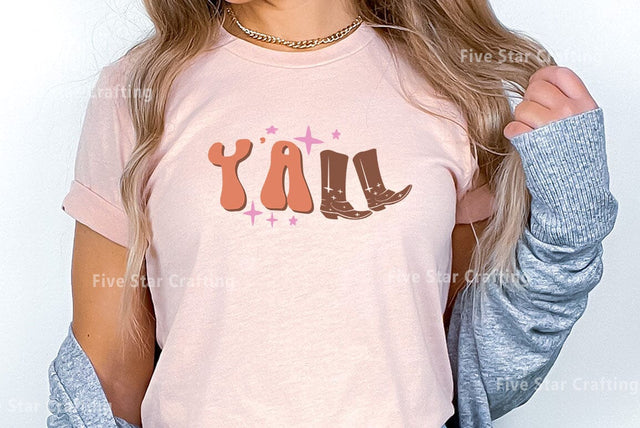 Western SVG Design, Yall SVG FiveStarCrafting 