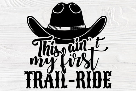 Western SVG, My First Rodeo PNG, Cowboy Hat Silhouette DXF SVG TonisArtStudio 