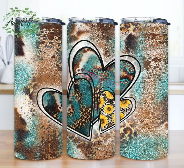 Western Tumbler Bundle, Cowhide Tumbler png, Cowboy Cowgirl Tumbler Designs, Tumbler Wrap Bundle, 20oz Skinny Tumbler, Aztec Tumbler Wrap Sublimation AdriOP 