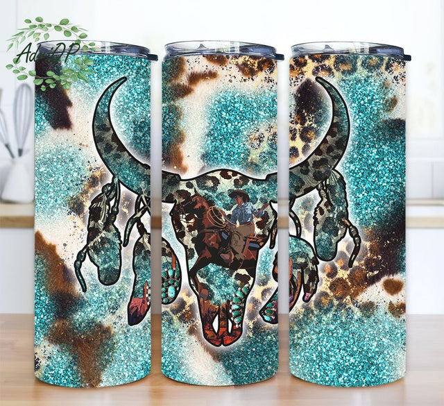 Western Tumbler Bundle, Cowhide Tumbler png, Cowboy Cowgirl Tumbler Designs, Tumbler Wrap Bundle, 20oz Skinny Tumbler, Aztec Tumbler Wrap Sublimation AdriOP 
