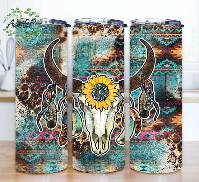 Western Tumbler Bundle, Cowhide Tumbler png, Cowboy Cowgirl Tumbler Designs, Tumbler Wrap Bundle, 20oz Skinny Tumbler, Aztec Tumbler Wrap Sublimation AdriOP 