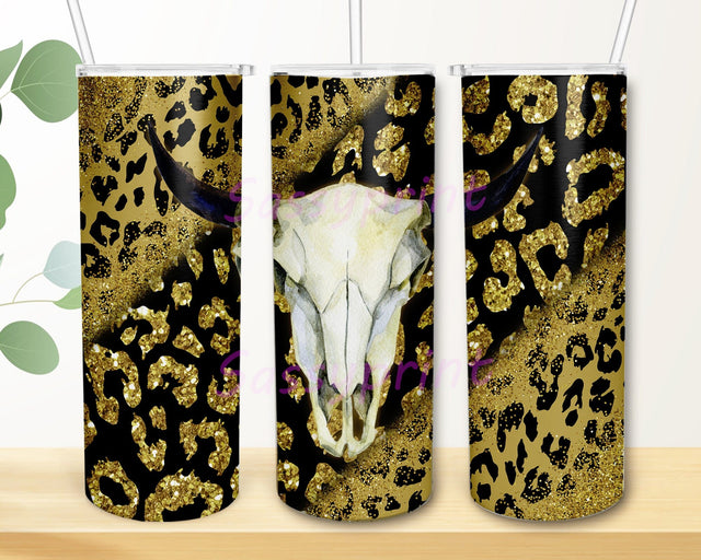 Western Tumbler Design Cow Skull Seamless Country Sublimation Designs Downloads, Western Tumbler Design Sublimation sassyprint 