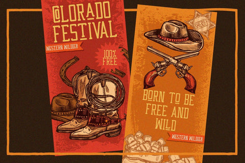 Western Wildler Slab Vintage Font Creatype Studio 