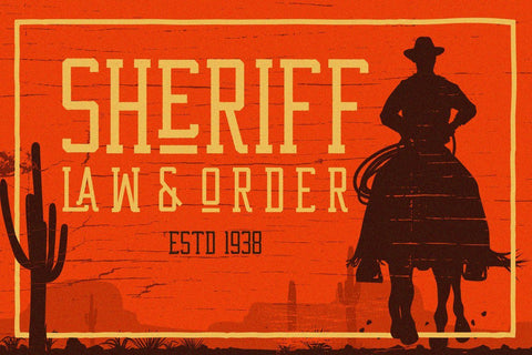 Western Wildler Slab Vintage Font Creatype Studio 