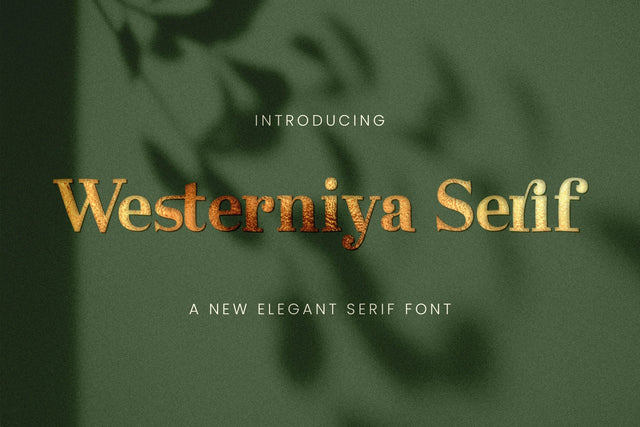 Westerniya Serif - Elegant Serif Font Font StringLabs 