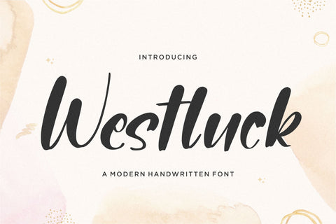 Westluck Font Qwrtype Foundry 