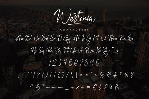 Westonia - Signature Font Font Alpaprana Studio 