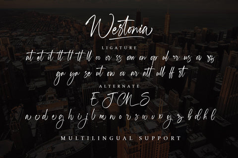 Westonia - Signature Font Font Alpaprana Studio 