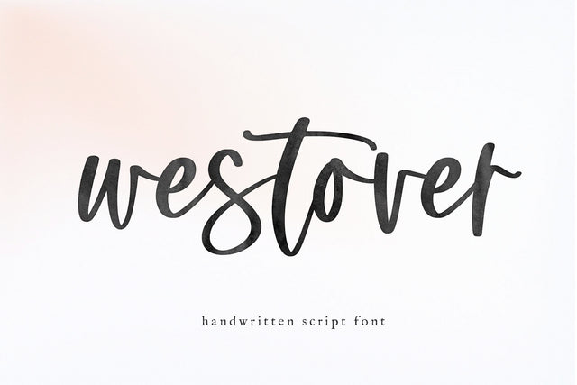Westover - Modern Script Font Font KA Designs 