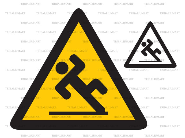 Wet floor sign SVG TribaliumArtSF 