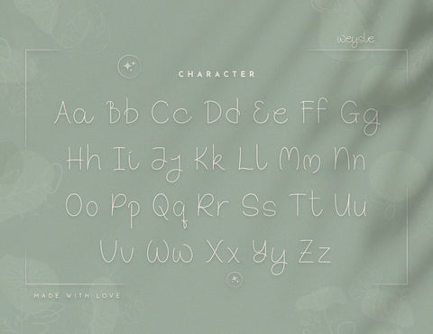 Weysle Handwritten Script Font Font inferno.studio3 