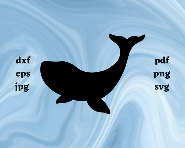 Whale SVG Cut File SVG Northern Light SVG 