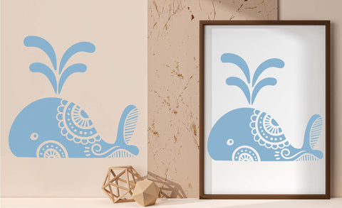 Whale SVG, Ocean Creatures PNG, Nautical T-shirt Design. SVG Elinorka 