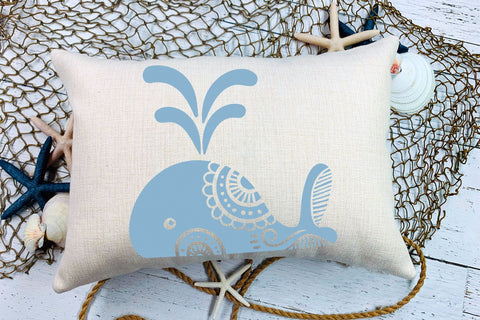 Whale SVG, Ocean Creatures PNG, Nautical T-shirt Design. SVG Elinorka 