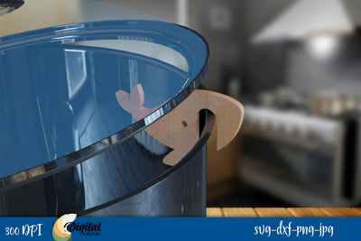 Whale SVG. Pot Prop Laser Cut Design. 3D Kitchen Laser Cut. SVG Evgenyia Guschina 