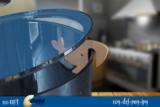 Whale SVG. Pot Prop Laser Cut Design. 3D Kitchen Laser Cut. SVG Evgenyia Guschina 