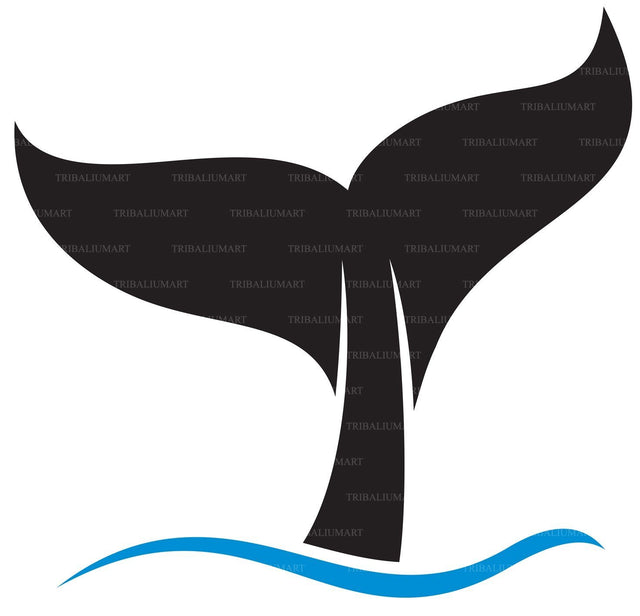 Whale tail SVG TribaliumArtSF 