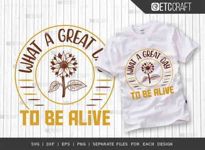 What A Great Day To Be Alive SVG Cut File, Kayak Svg, Kayak Life Svg, Canoe Svg, Kayak Saying Svg, Lake Quotes, ETC T00291 SVG ETC Craft 