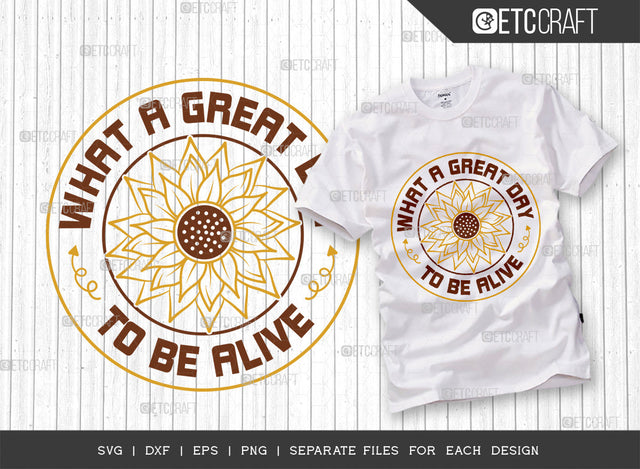 What A Great Day To Be Alive SVG Cut File, Kayak Svg, Kayak Life Svg, Canoe Svg, Kayak Saying Svg, Lake Quotes, ETC T00291 SVG ETC Craft 