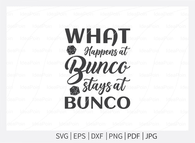What happens at bunco stays at bunco Svg, Dice Svg File, Bunco Svg, Bunco monogram, Piece love Bunco Svg, Casino clip art, Bunco Heartbeat SVG Dinvect 
