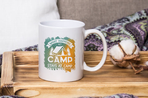 What Happens At Camp Stays At Camp, Camping and Adventure PNG Background Sublimation SVG futivesvg 