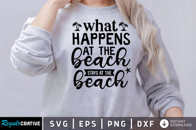 What happens at the beach SVG SVG Regulrcrative 
