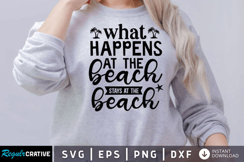 What happens at the beach SVG SVG Regulrcrative 