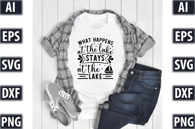 What happens at the lake stays at the lake SVG SVGista 