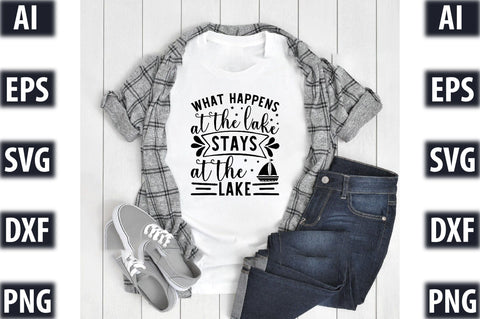 What happens at the lake stays at the lake SVG SVGista 