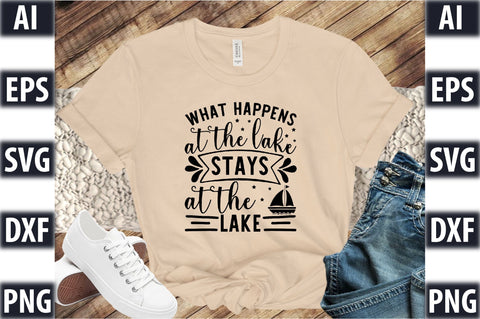What happens at the lake stays at the lake SVG SVGista 