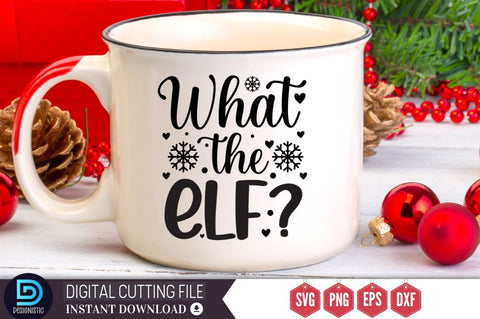 What the elf SVG, What the elf SVG DESIGNISTIC 