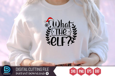 What the elf SVG, What the elf SVG DESIGNISTIC 