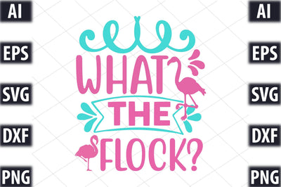 What The Flock SVG SVGista 