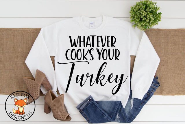 Whatever Cooks Your Turkey Svg, Png, Dxf | Thanksgiving Files SVG RedFoxDesignsUS 