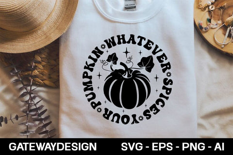 Whatever Spices Your Pumpkin Svg Design SVG designmaster24 
