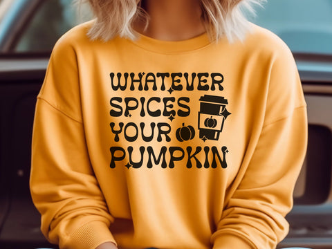 Whatever Spices Your Pumpkin SVG SVG Caffeinated SVGs 