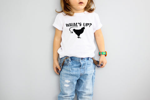 What's Up Chicken Butt Funny Dad Joke SVG SVG Pickled Thistle Creative 