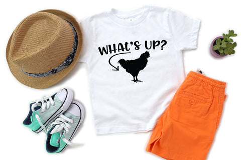 What's Up Chicken Butt Funny Dad Joke SVG SVG Pickled Thistle Creative 