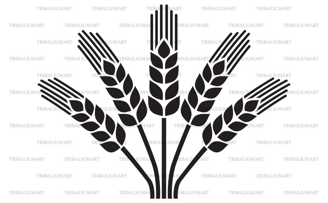 Wheat ear SVG TribaliumArtSF 