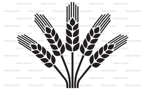 Wheat ear SVG TribaliumArtSF 