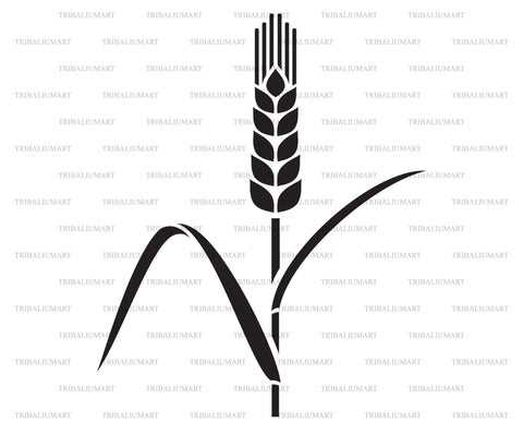 Wheat ear SVG TribaliumArtSF 