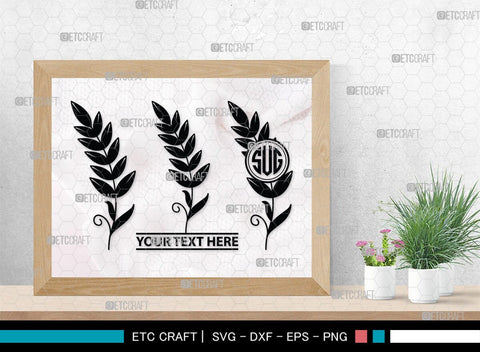 Wheat Monogram, Wheat Silhouette, Wheat SVG, Grain Svg, Barley Svg, Wheat Harvest Svg, Harvest Svg, SB00457 SVG ETC Craft 