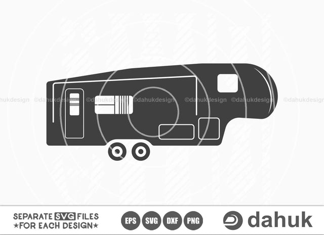 Wheel Camper SVG, Camping Vector, Caper svg, Camping car svg, Camp car, Camp car clipart, Camp Sign, Camp Trailer svg, eps, dxf, Png SVG dahukdesign 