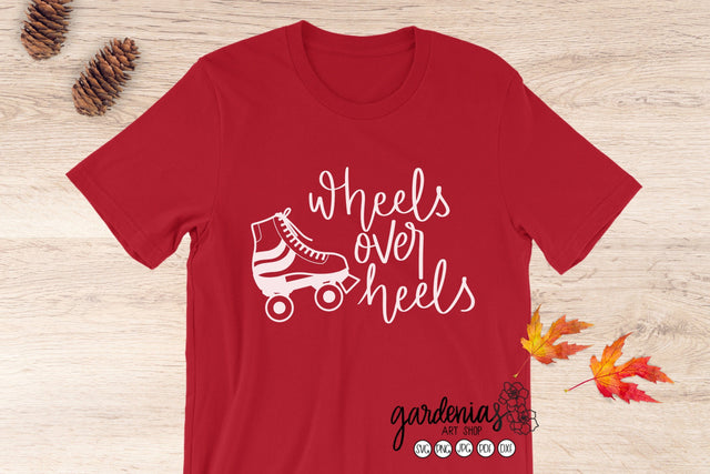 Wheels Over Heels Roller Skates SVG Gardenias Art Shop 