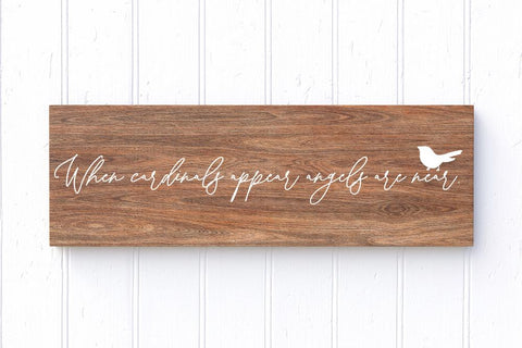 When Cardinals Appear When Angels Are Near SVG SVG So Fontsy Design Shop 