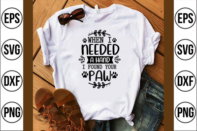when i needed a hand,i found your paw svg SVG shah alam 
