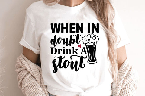 When in doubt drink a stout SVG SVG Regulrcrative 