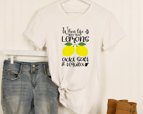 When Life Gives You Lemons Add Salt And Tequila SVG SVG HappyDesignStudio 